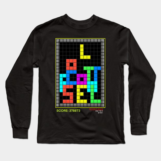 Tetris self control Long Sleeve T-Shirt by Meakm